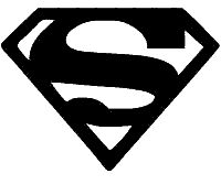 200x167 Superman Clipart Silhouette