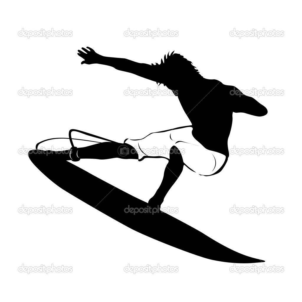 1024x1024 Surfer Silhouette
