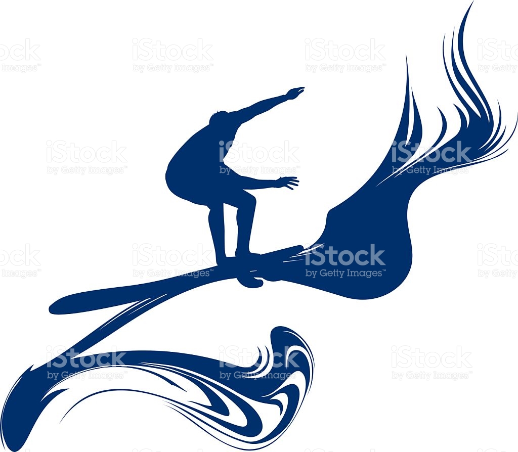 1024x894 Surf Riding Clipart