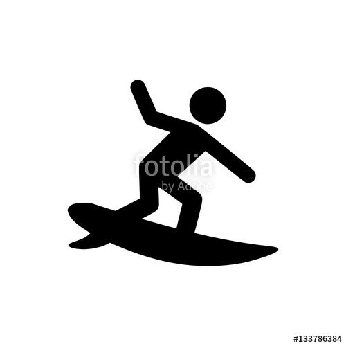 500x500 Surfer Icon Stock Image And Royalty Free Vector Files On Fotolia