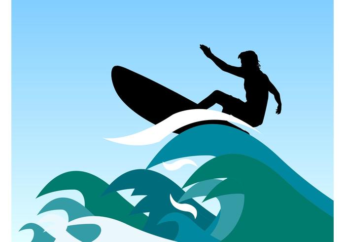 700x490 Surfer Waves Vector