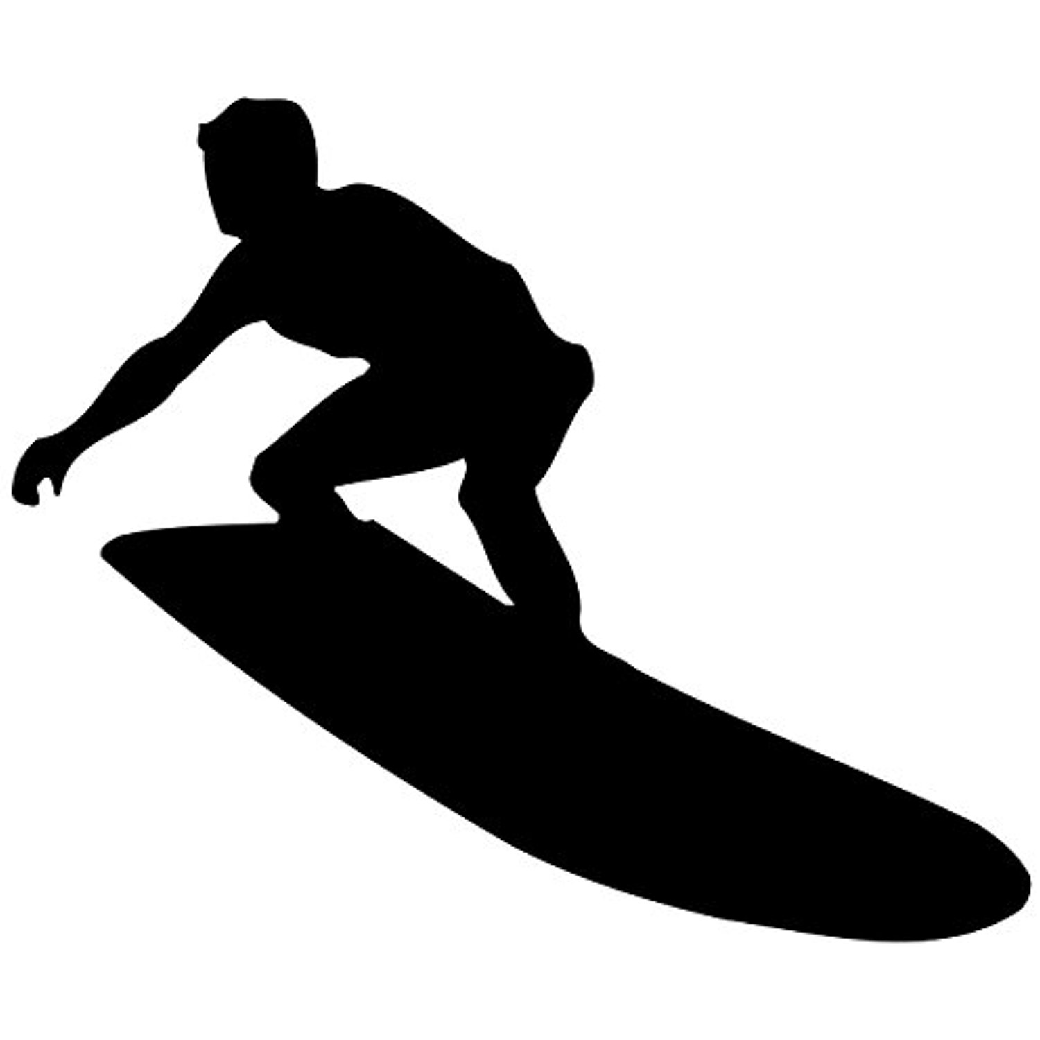 Surfing Silhouette at GetDrawings | Free download