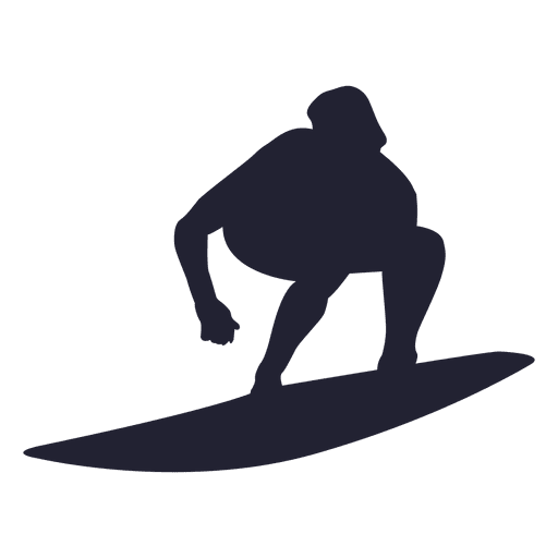 Surfing Silhouette at GetDrawings | Free download