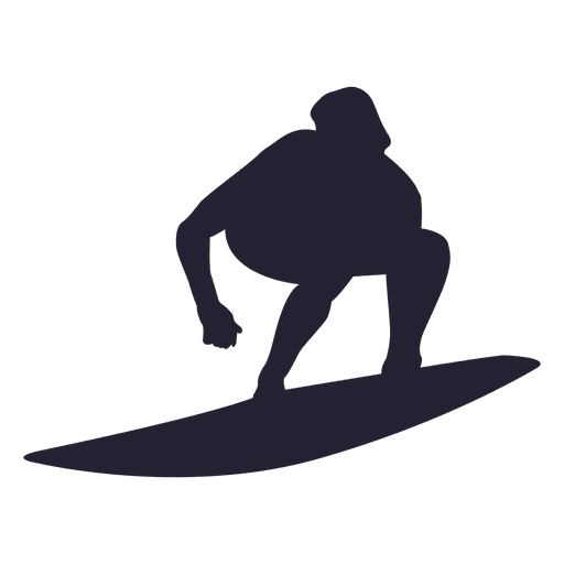 512x512 Surfing Silhouette