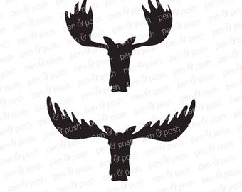 340x270 Moose Silhouette Etsy