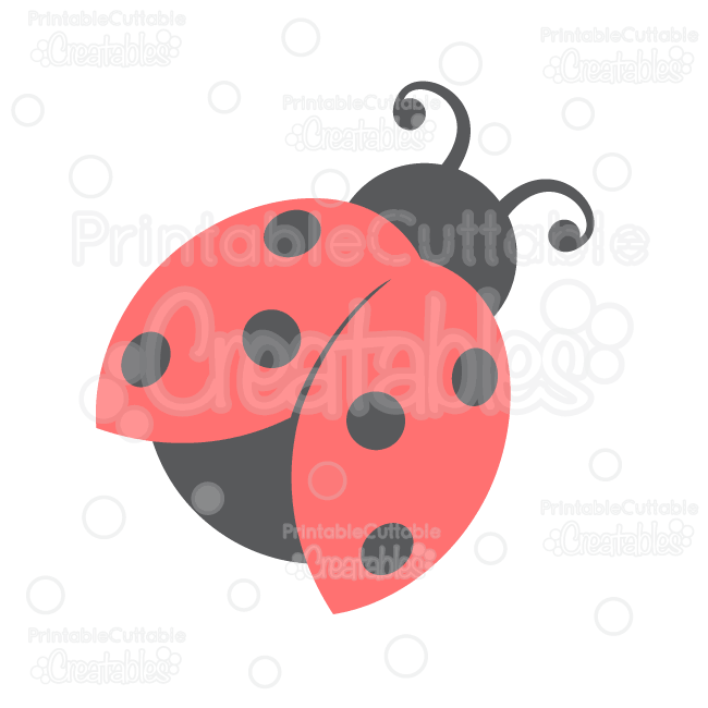 650x650 Ladybug Free Svg Cut File Amp Clipart For Silhouette Studio, Cricut