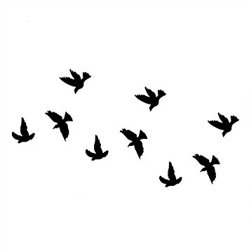 Swallow Silhouette Tattoo at GetDrawings | Free download