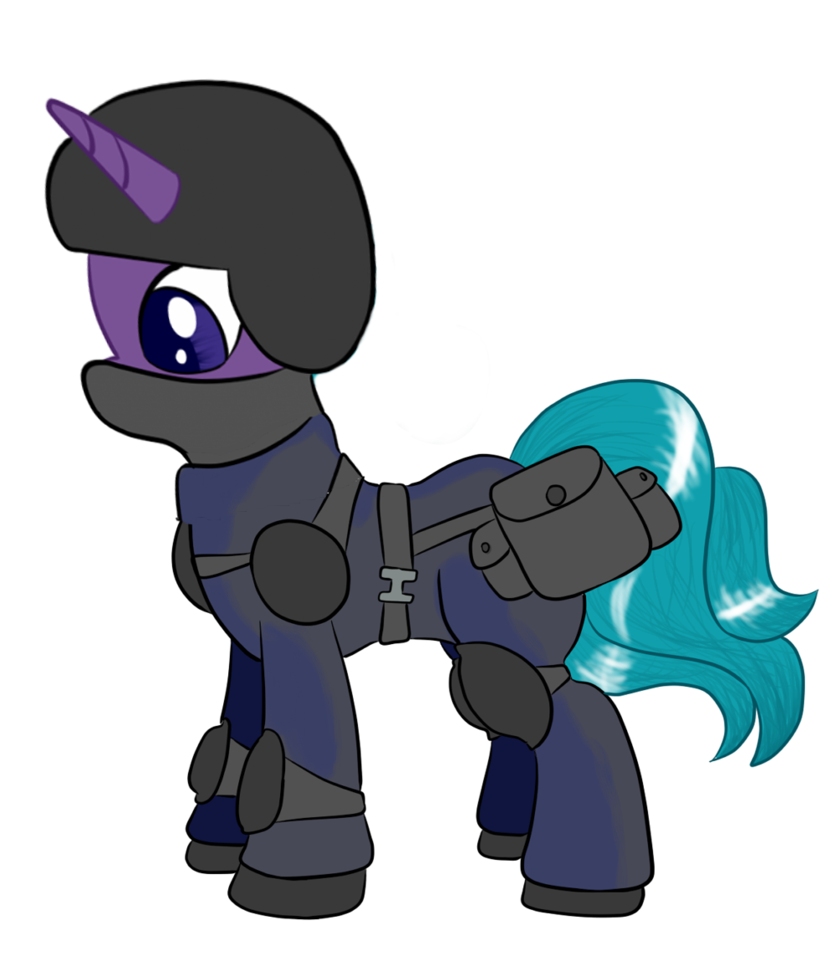 836x956 Silhouette The Swat Pony By Infernaldalek