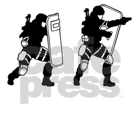 460x460 Swat Team Tote Bag By Policemangifts