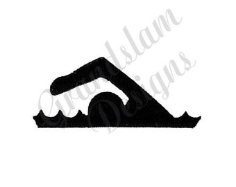 340x270 Swimmer Silhouette Etsy