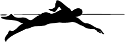 255x86 Swimming Silhouette Silhouette Of Swimming