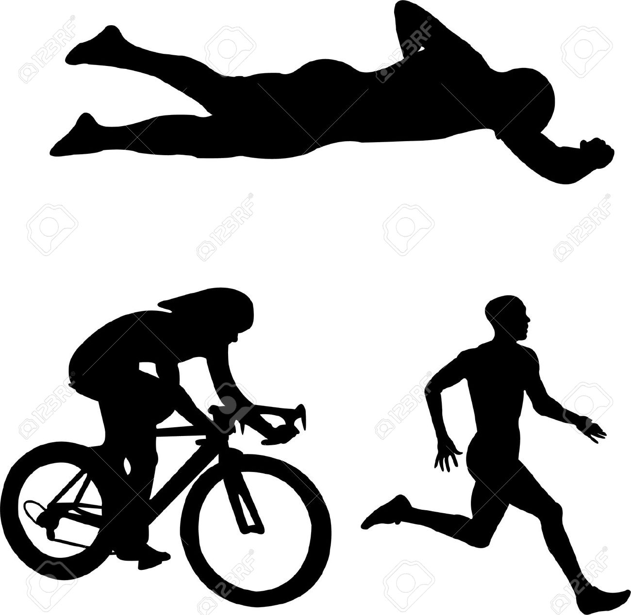 1300x1268 Triathlon Clipart Group