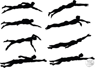 320x227 Drawn People Swimming