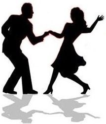 215x250 Silhouette Swing Dancing Couple By Dance Clipart