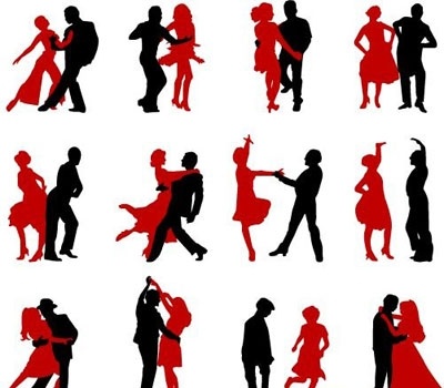 400x350 Dance Vector