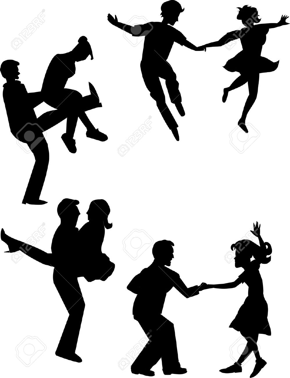 998x1300 Swing Dance Clip Art Free
