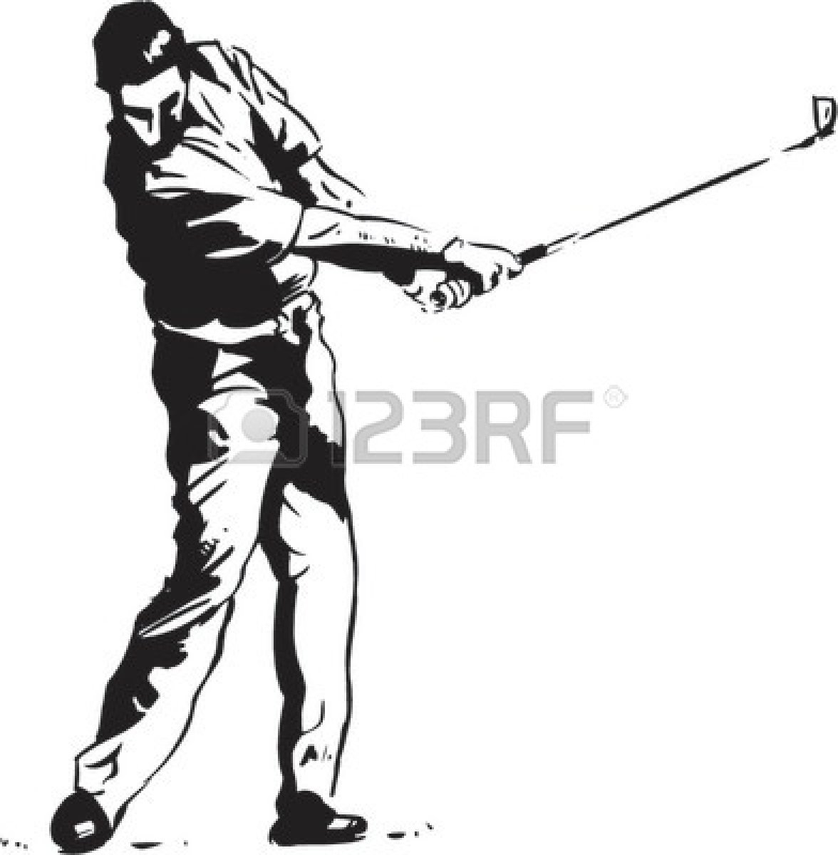 1176x1200 Golf Swing Silhouette Clip Art
