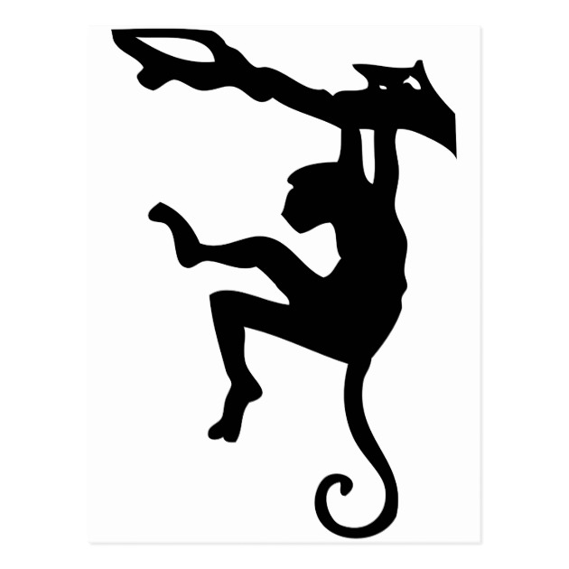630x630 Swinging Monkey Silhouette Giftsforsubs