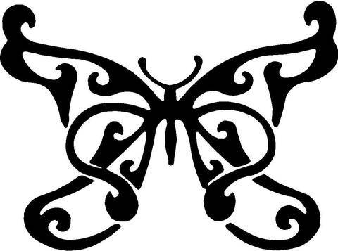 480x357 Butterfly Swirl Svg Cut File For Vinyl And Paper Cutters