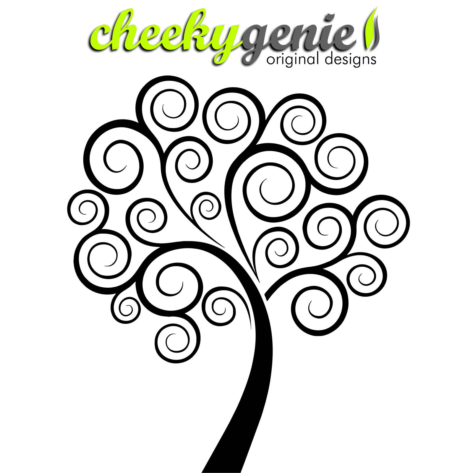 1600x1600 Swirly Tree