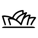 128x128 Sydney Opera House Icons Free Download