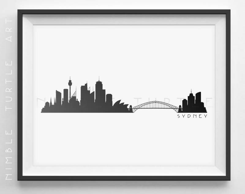 800x632 Sydney Skyline Silhouette