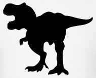 190x156 Angry T Rex Dinosaur Silhouette Rawring By Azza1070 Spreadshirt