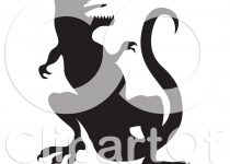 210x150 Clip Art T Rex Silhouette Clip Art