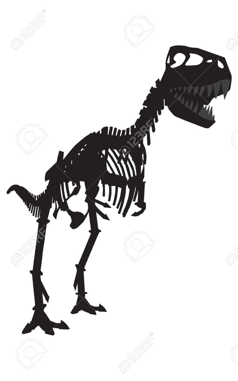 T Rex Silhouette Vector at GetDrawings | Free download