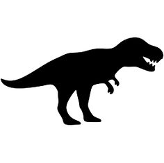 236x235 Tyrannosaur Skull Dinosaur Silhouette Illustration