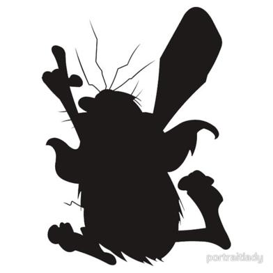 392x392 Captain Caveman Silhouette T Shirt