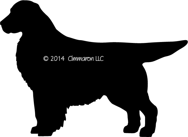 600x437 Golden Retriever Silhouette T Shirt.