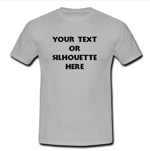 298x300 Custom Personalized T Shirt Your Text Or Silhouette Printed Tee