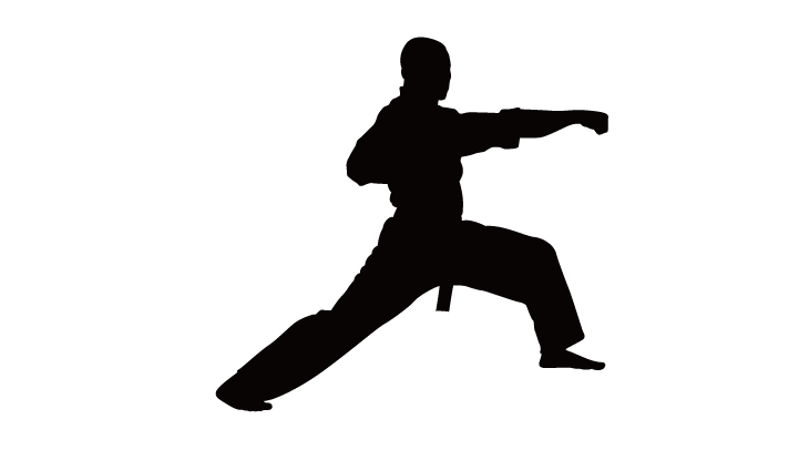 721x406 Martial Arts Karate Silhouette Clip Art