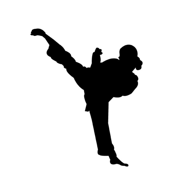 640x640 Chinese Kung Fu Master Legend Women Karate Taekwondo Sign Decal
