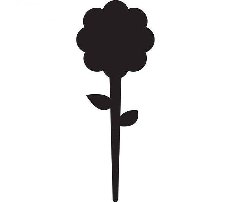 800x700 Tag Silhouette Flower 5x