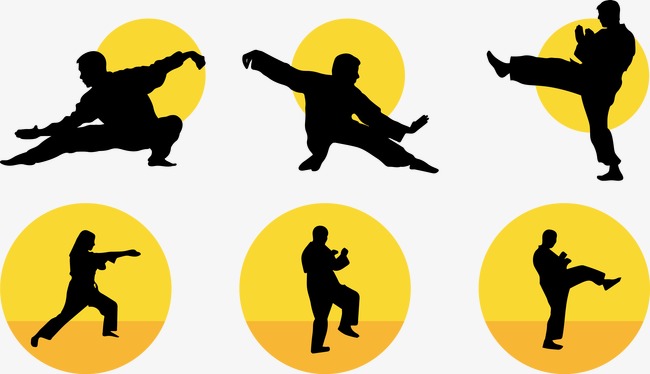 650x374 Taiji Silhouette, Tai Chi, Icon, Sketch Png And Vector For Free