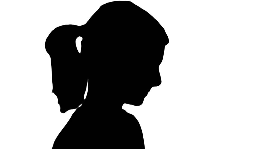 852x480 Silhouette Female Engineer In Safety Helmet Sitting And Talking