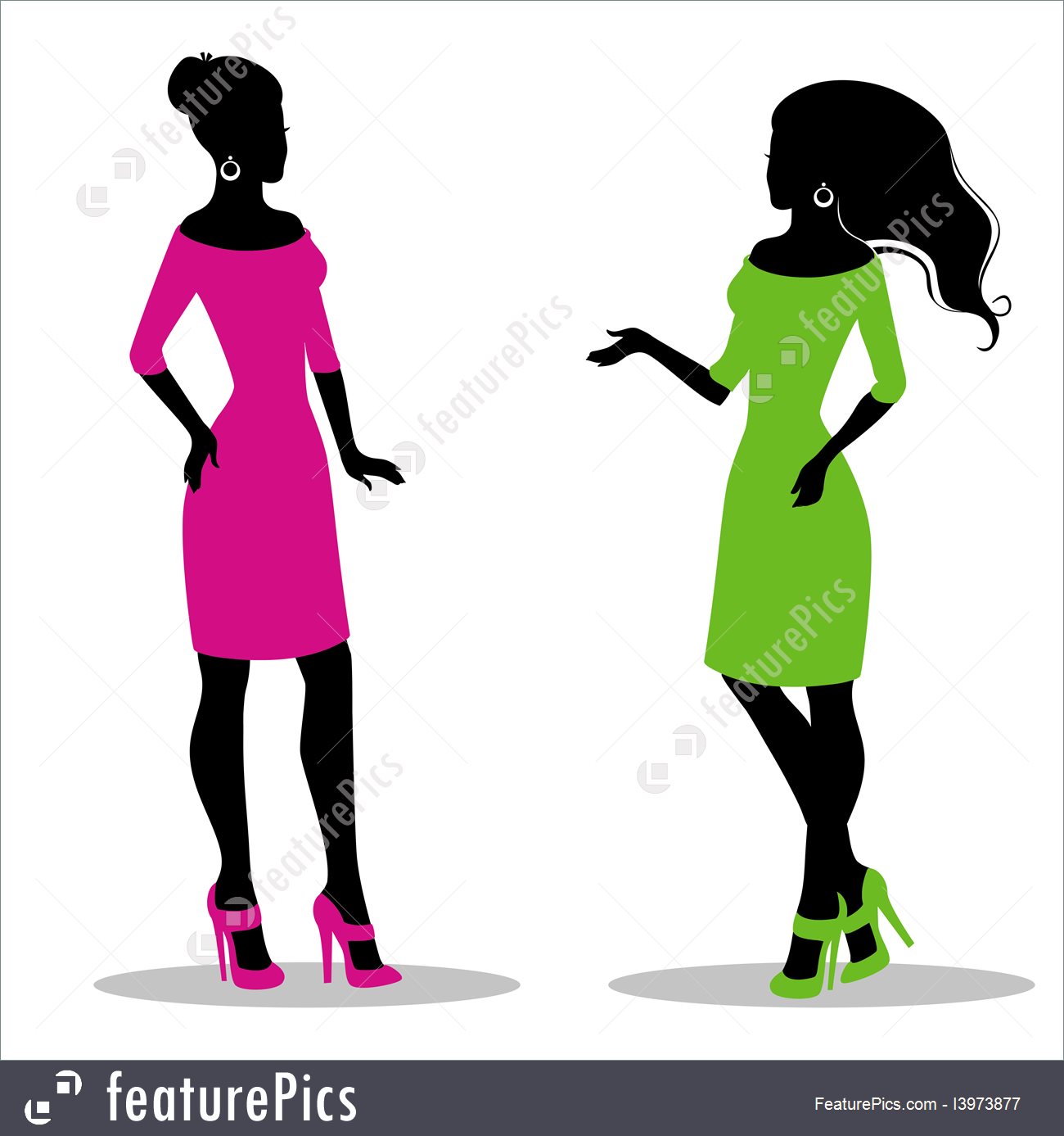 1300x1387 Illustration Of Woman's Silhouette