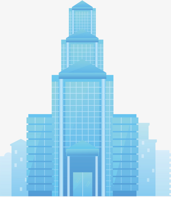650x747 Blue Tall Building, Blue, Building, Cartoon Png And Vector