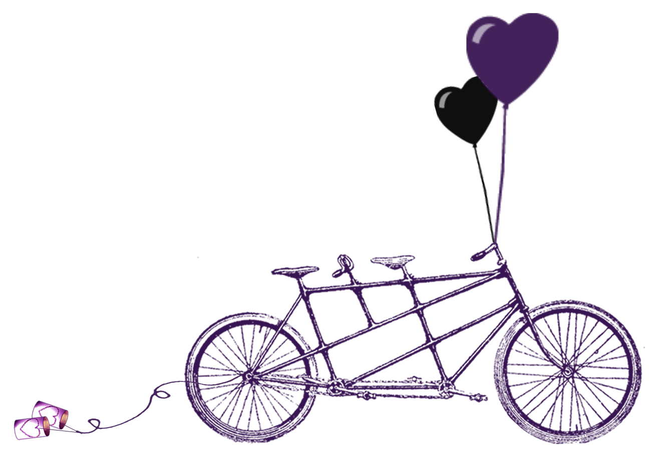 1304x904 Printable old bicycle silhouettes Tandem Bike Free Wedding