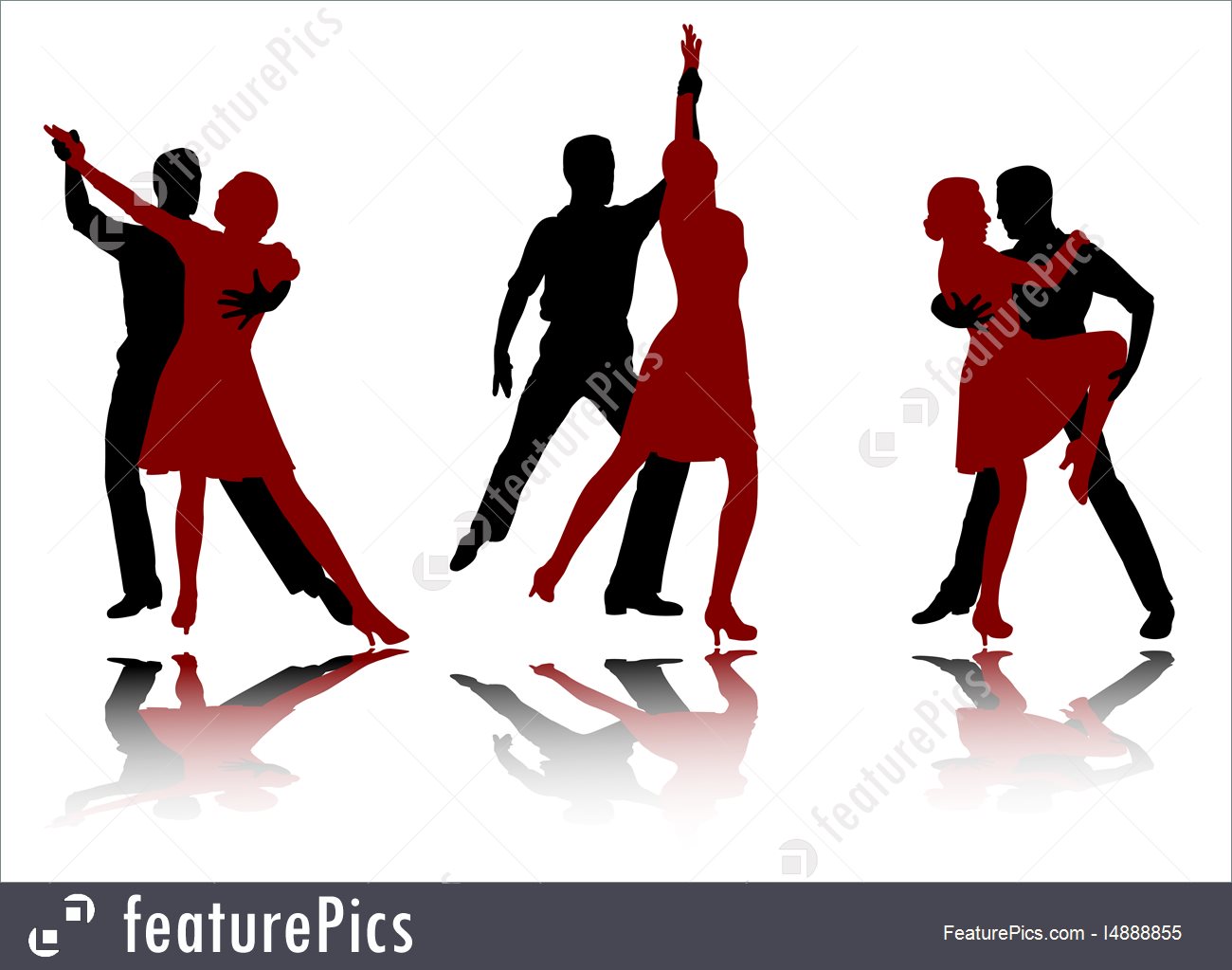1300x1023 Entertainment Tango Dancers Silhouettes