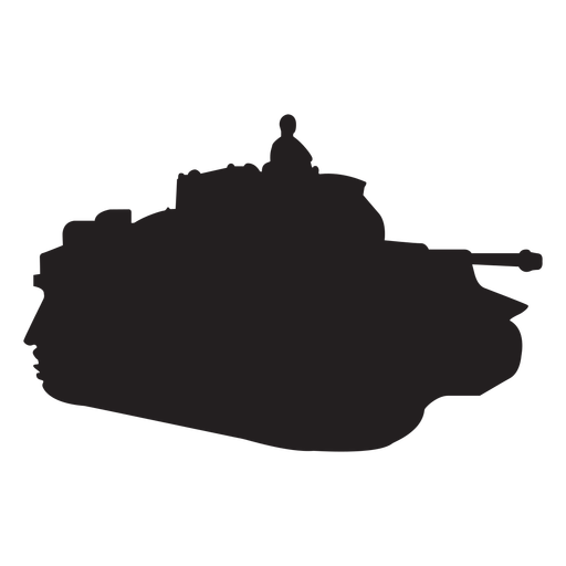 512x512 Soldier In Tank Silhouette