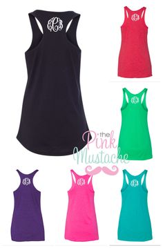 236x359 Summertime Monogrammed Tank Top Monograms