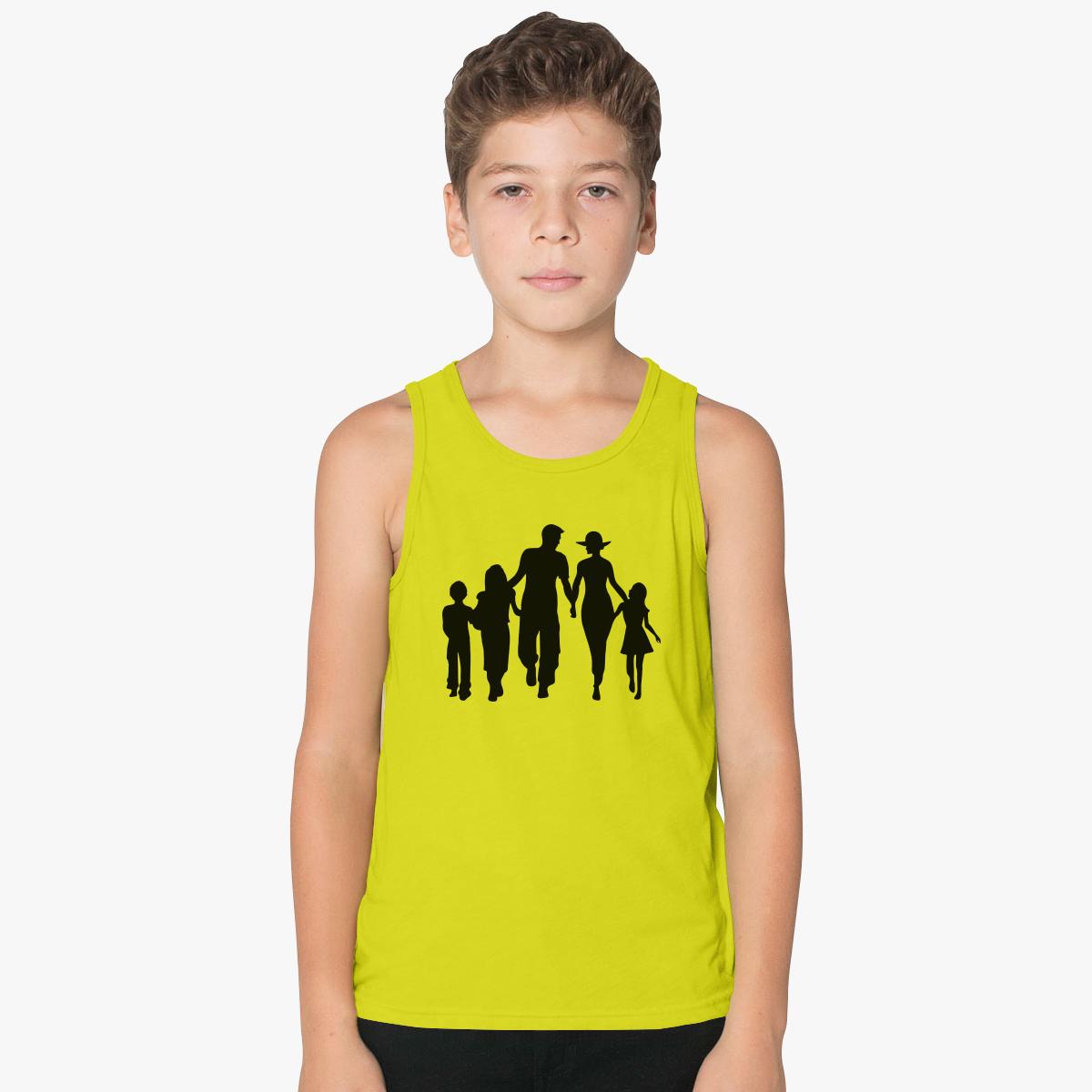 1200x1200 Silhouette Of Solid Kids Tank Top