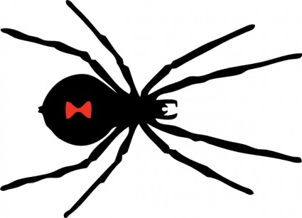 425x307 Hanging Spider Silhouette Clipart Panda