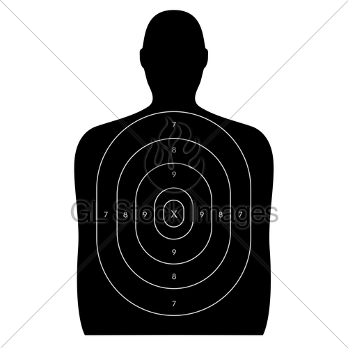 Target Silhouette For Shooting at GetDrawings | Free download