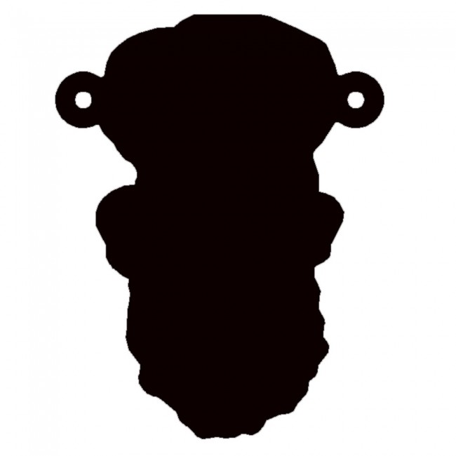 650x650 Ar500 Steel Isis Pistol Shooting Target (Lowest Prices)