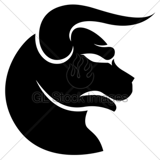325x325 Taurus Zodiac Star Sign Sketch Gl Stock Images
