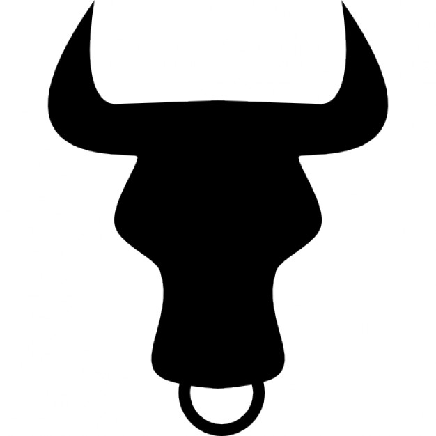 626x626 Taurus Zodiac Symbol Of Bull Head Front Icons Free Download